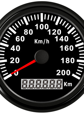 汽车速度表速比可调接原车传感器摩托货车通用带灯改装里程表码表