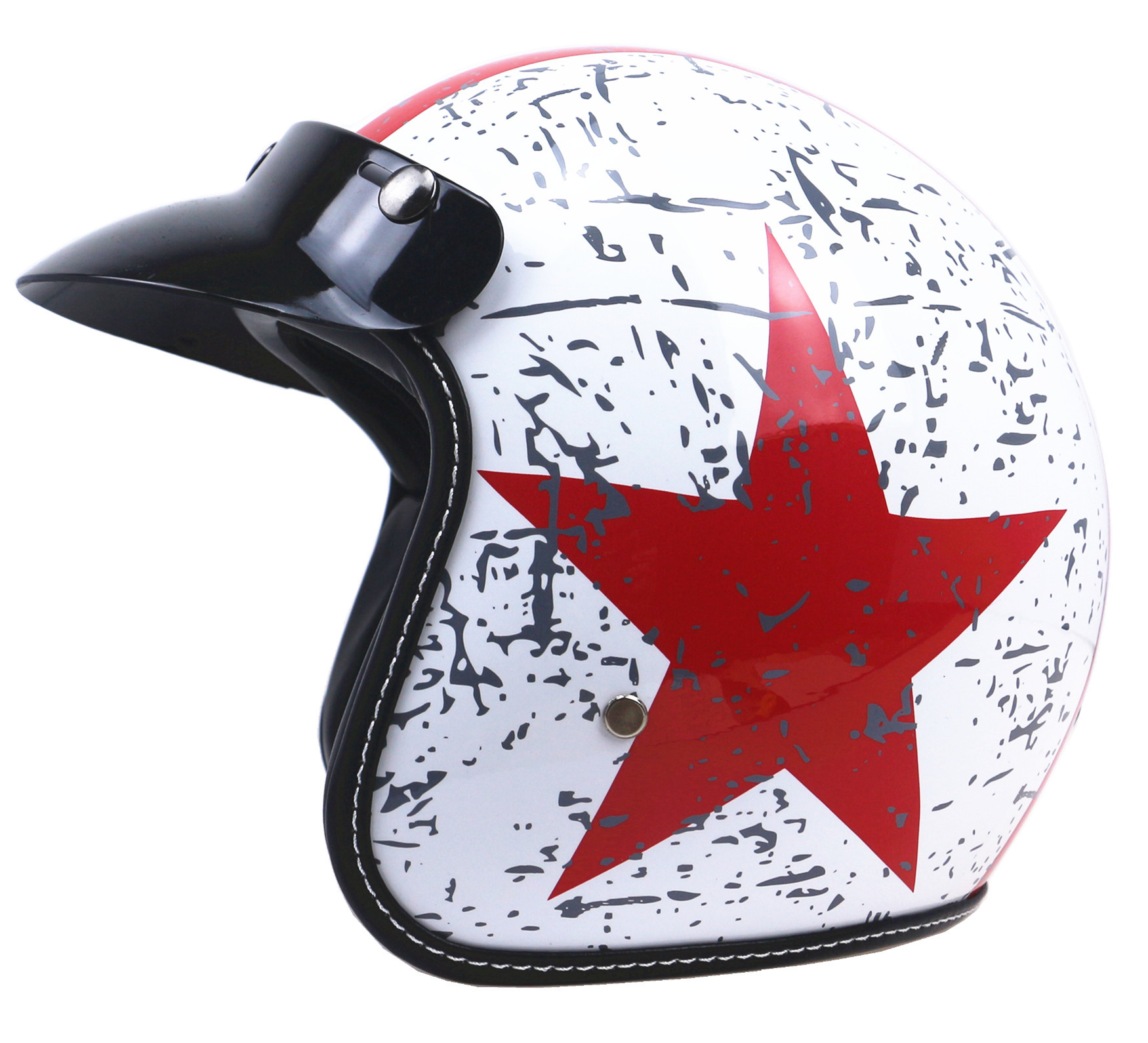 轻量化设计机车头盔复古摩托车头盔太子头盔重量仅800g左右
