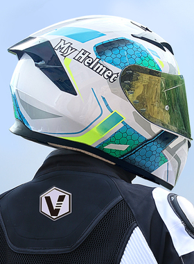 3C国家认证国标摩托车头盔男士全盔夏季女双镜机车四季通用安全帽