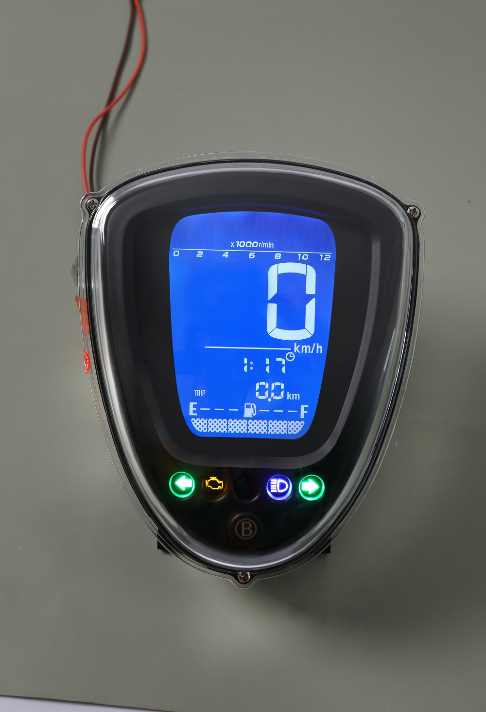摩托车改装仪表总成 适用于酷奇S9液晶仪表 电子液晶数显码表盘