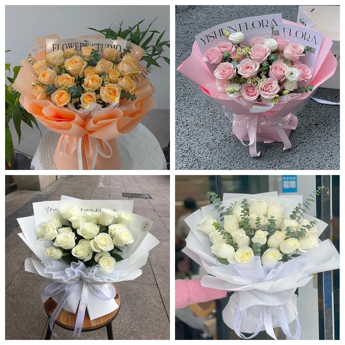 19枝玫瑰花束送女友同城鲜花速递一小时送达天津市滨海新区宁河区