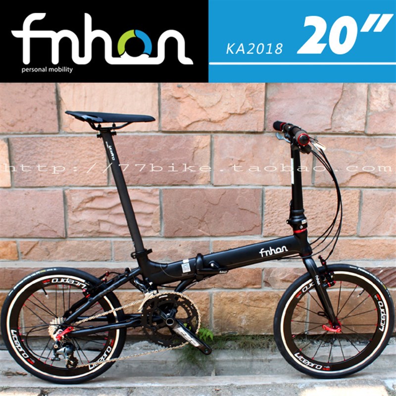 77bike车友推荐 fnhon风行 KA2018改装整车 20寸折叠车 自行车SP8