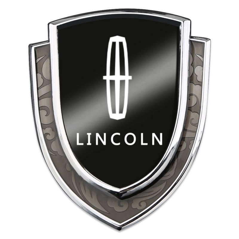 金属镜面林肯专用汽车车贴车标装饰用品改装冒险家飞行家航海家