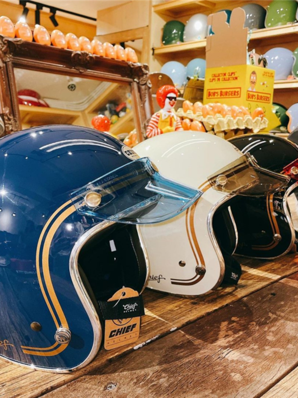 复古头盔帽檐个性彩色摩托车半盔装饰帽舌哈雷四分之三盔遮阳鸭舌