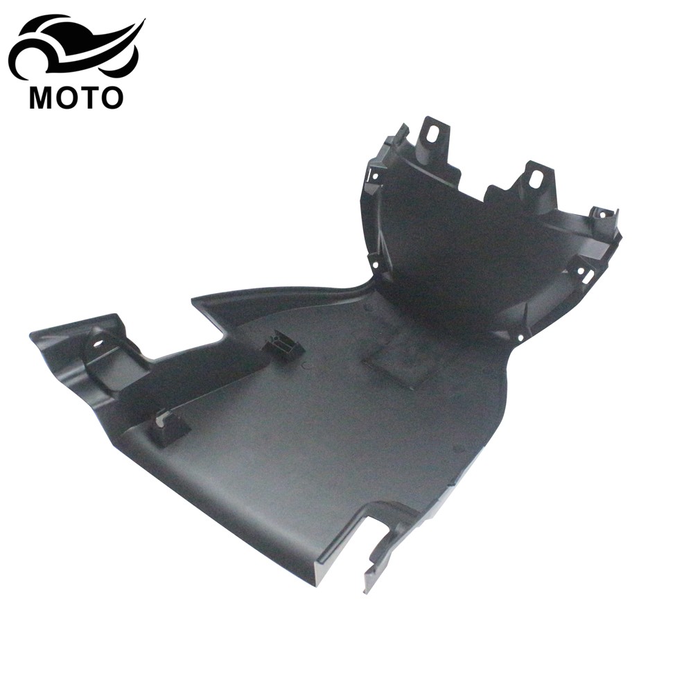 踏板摩托车配件适用豪爵VN100 HJ100T-6/6A发动机底盖底板托外壳