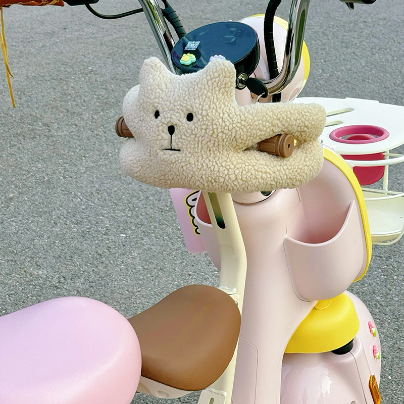 电动车儿童防撞头垫玩偶电瓶车前置宝宝座椅防碰撞保护垫头枕神器