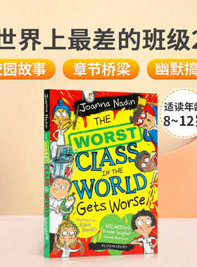 英文原版 The Worst Class in the World Gets Worse #2 世界上最差的班级2 儿童阅读进阶读物 搭配丰富插图的搞笑冒险故事桥梁书