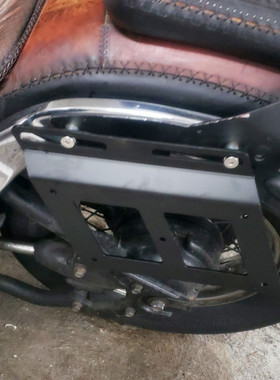 摩托车配件改装侧边箱挂包马鞍马金属铁防磨损边包防护支架通用型