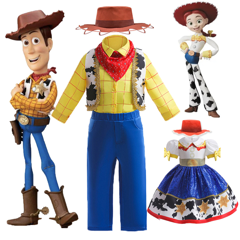 迪士尼儿童衣服玩具总动员cos六一角色扮演表演服装男童生日套装