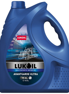 卢克伊尔（Lukoil）安旺卡超级原装进口 合成柴机油5W-40 CI-4 5L