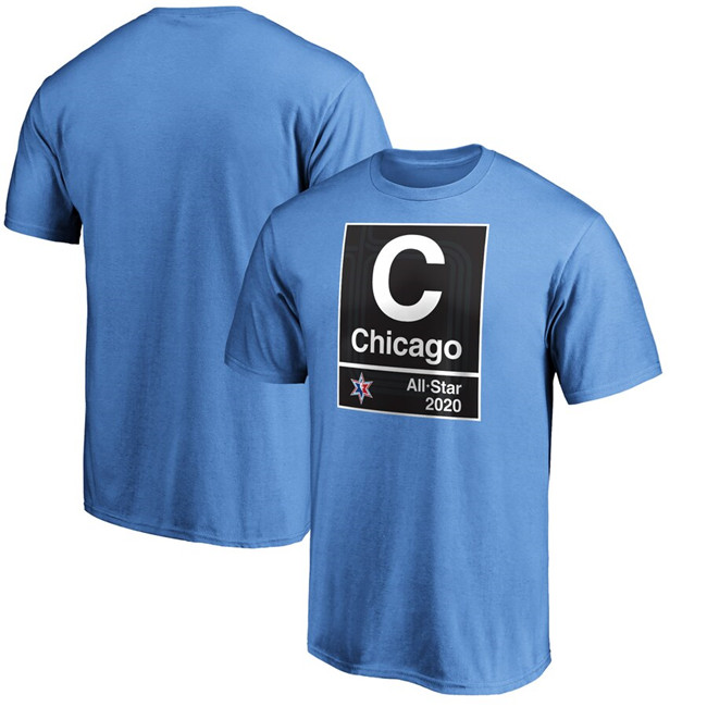 Fanatics Branded品牌2020年NBA全明星Subway地铁线图案男短袖T恤
