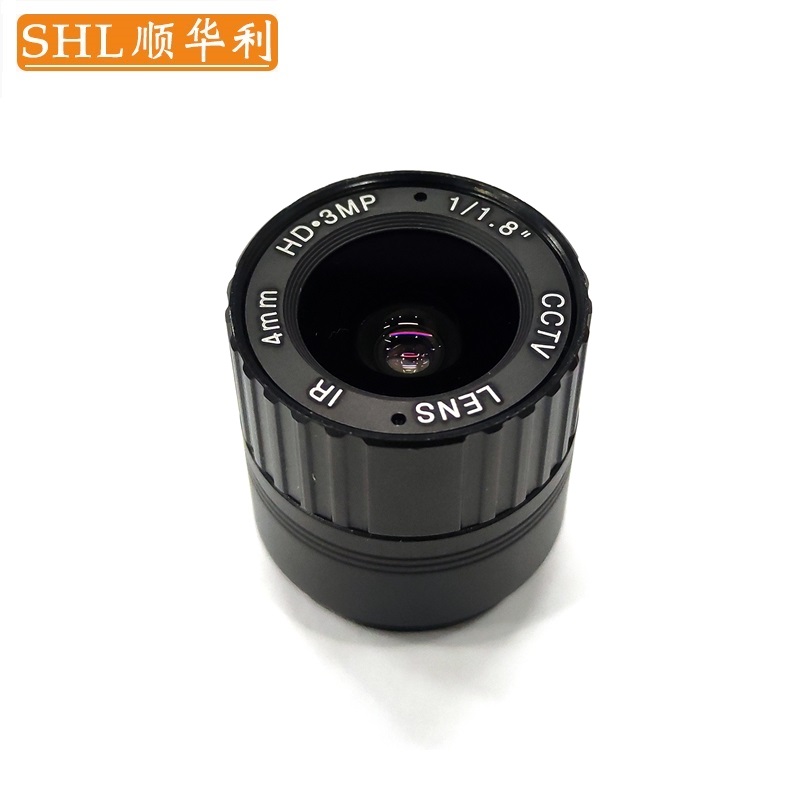 高清3MP工业相机镜头CCTV LENS 1/1.8'靶面固定光圈4/6/8mm焦距F1.2高清星光镜头安防监控器材配件