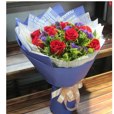南阳卧龙区火车站金玛特梅溪路新华城市广场鲜花店母亲节配送玫瑰