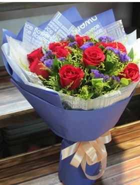 南阳卧龙区火车站金玛特梅溪路新华城市广场鲜花店母亲节配送玫瑰