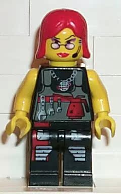乐高Lego 阿尔法小队 人仔 alp001 深海迷失 女潜水员 2001年6774
