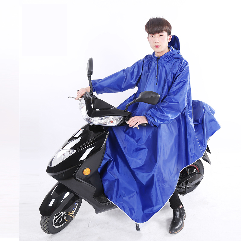 电动电瓶车雨衣长款全身加大加厚女士摩托骑车单人双袖安全型雨披