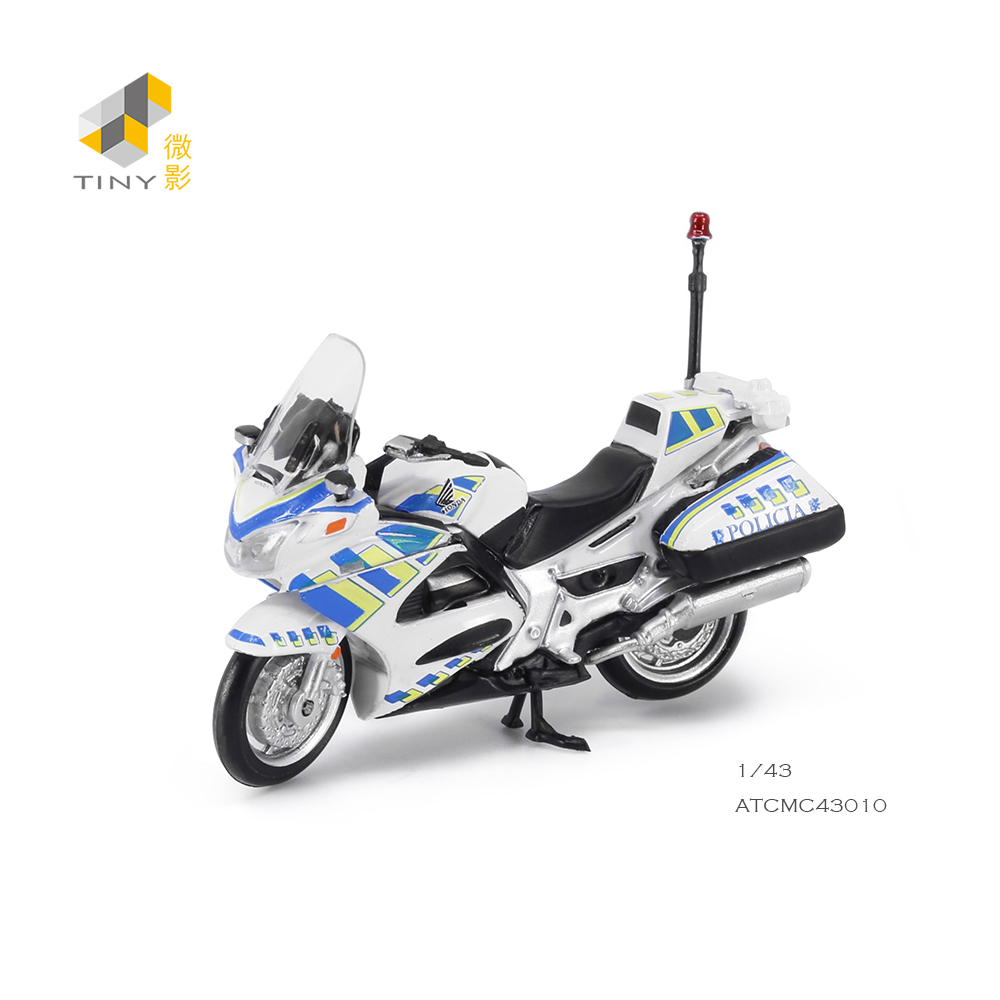TINY微影 城市MC15 Honda ST 1300澳门警察摩托车 1/43合金车模