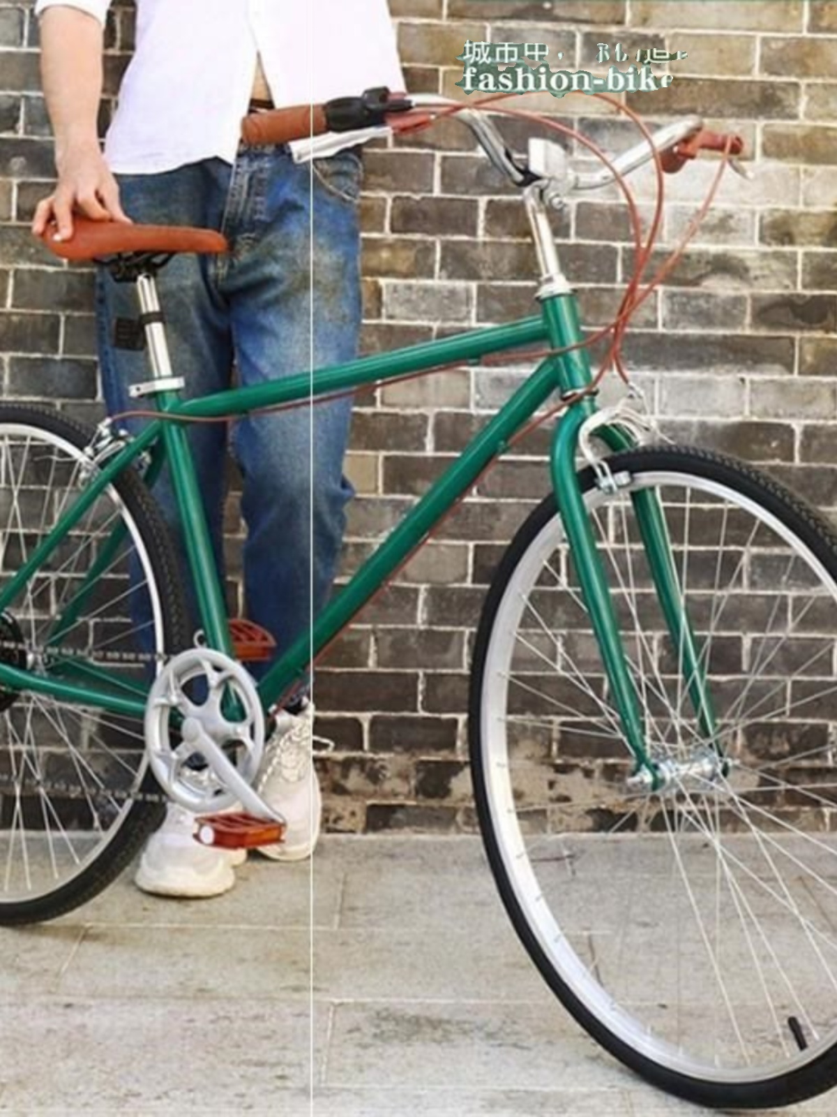 老式自行车轻磅怀旧28大杠复古英伦传统型大梁重磅男款26英寸