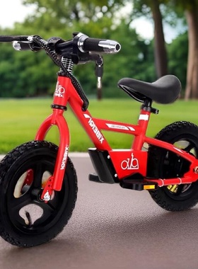儿童电动车两轮滑行车小孩电动平衡车宝宝滑步车电动玩具车摩托车