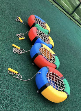 幼儿园彩色塑料轮胎儿童感统训练玩具户外运动锻炼体能体育器材