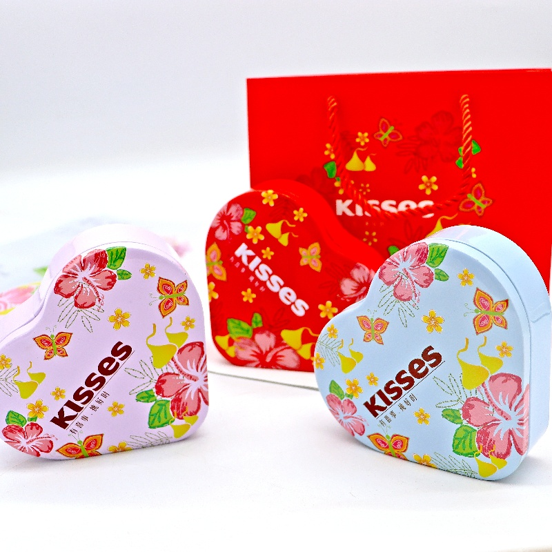 好时kisses巧克力婚礼喜糖盒心形成品含糖结婚庆满月糖果伴手礼盒