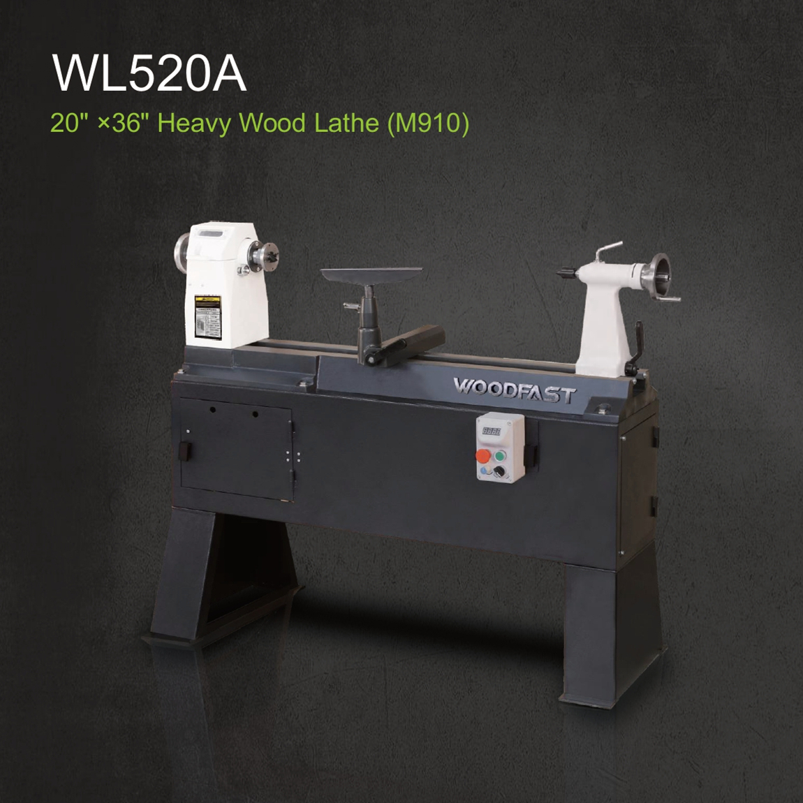 木工工具 车床  多功能数显木旋机WL520A Woodfast 沃富特 堤旁树