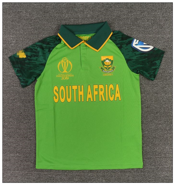 外援牛B 南非亲子男装板球世界杯休闲速干短袖反领上衣 TN21009