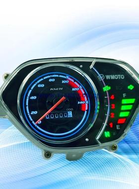 一件出口马来西亚WMOTO摩托车电子仪表LED背光码表即插即用