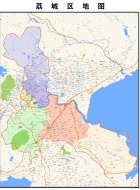 莆田市荔城区地图2023年行政区划市区主城区街道交通地图图片素材