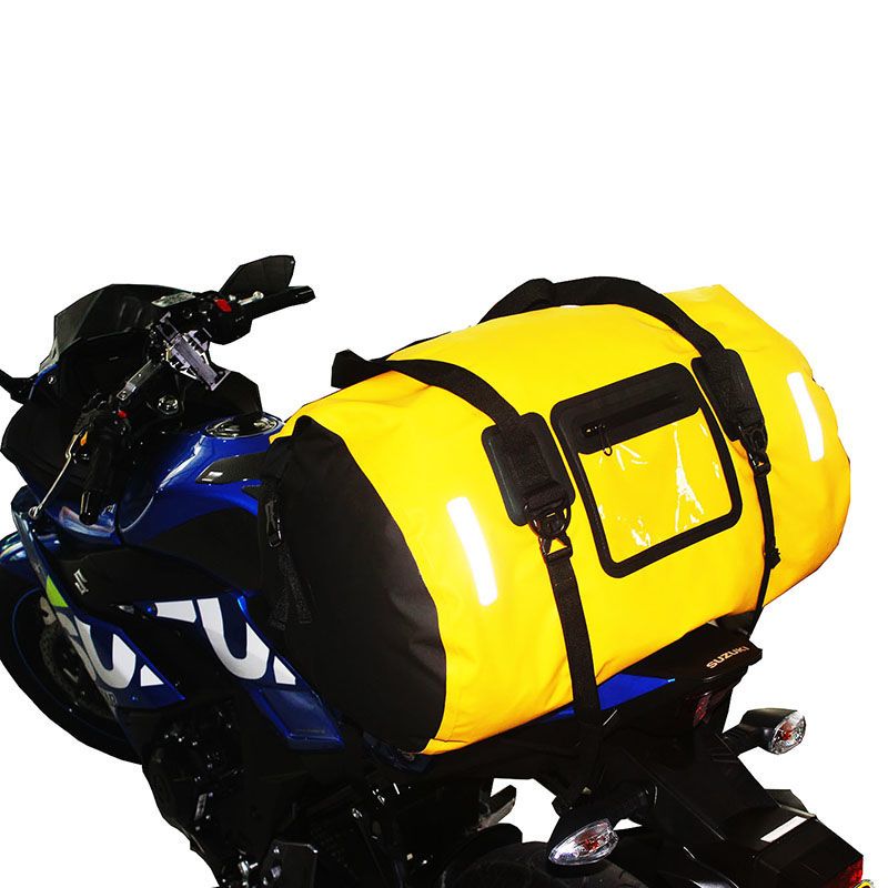 推荐摩托车后尾包防水驮包骑士横包川藏摩旅装备骑行后座包行李背