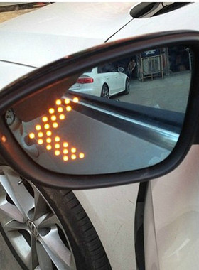 比亚迪S7唐二代宋MAX大视野蓝镜带LED转向灯改装后视镜片倒车镜片