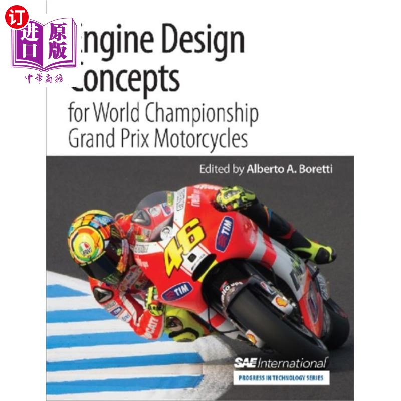 海外直订Engine Design Concepts for World Championship Gr... 发动机设计概念世界锦标赛大奖赛摩托车