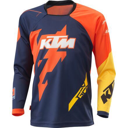 新款KTM速降服摩托车越野骑行服夏季长袖防晒速干衣机车骑士T恤