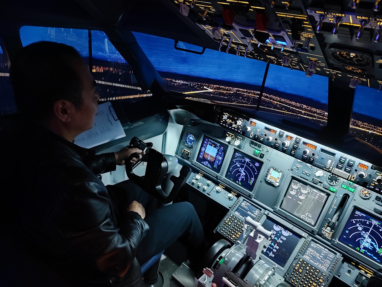 促销五分科技北京平谷波音737飞行模拟舱体验飞行模拟器飞机驾驶