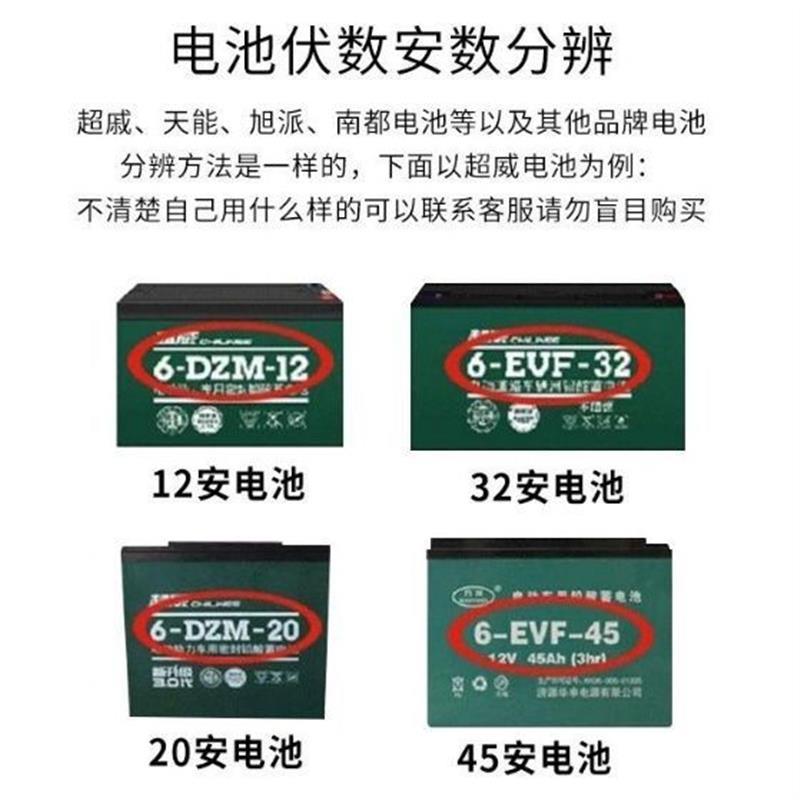 电动车电瓶盒子60V20A三轮车电池盒通用12V48V32安电池外壳箱塑料