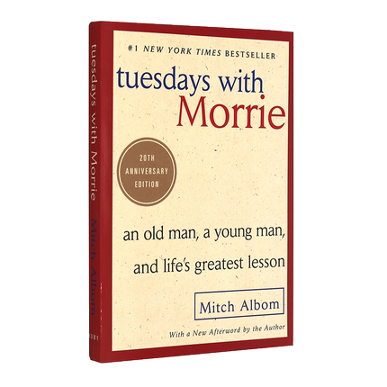 现货 英文原版 相约星期二 20周年纪念版 Tuesdays with Morrie 最后十四堂星期二的课 米奇阿尔博姆纪实小说 一日重生作者