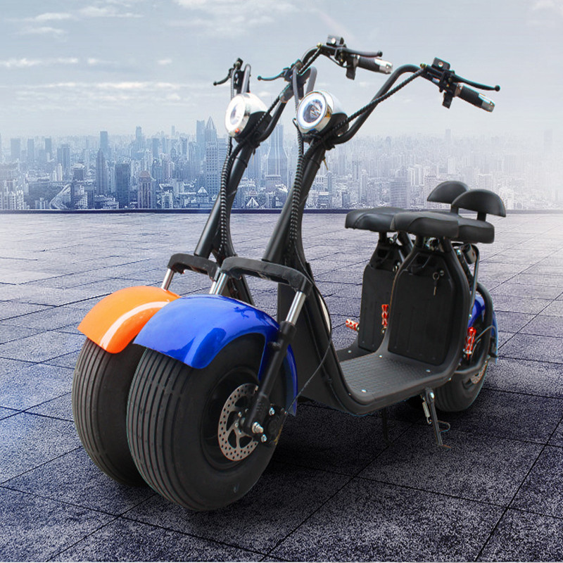 新品贸出口60V电动车 成人摩托车哈雷车可拆卸锂电池电动自行车光