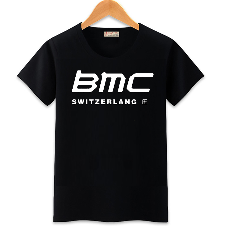 美国BMC车队环法自行车赛户外骑行爱好者短袖T恤衫男女纯棉衣服
