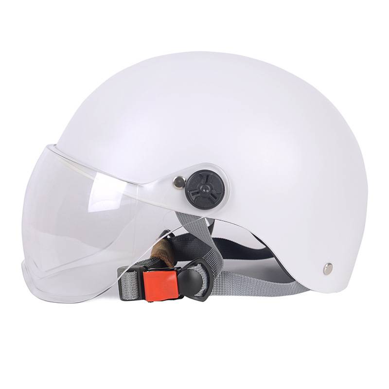 3c认证头盔夏季哈雷电动车 电瓶车头盔简洁男女通用摩托车头盔