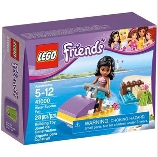 乐高LEGO 女孩玩具女孩朋友Friends 益智儿童水上摩托艇 41000