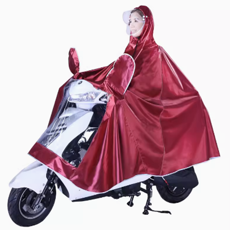 摩托车双人高端雨衣加大加厚单人遮脚女装电动车雨披么托车挡水衣