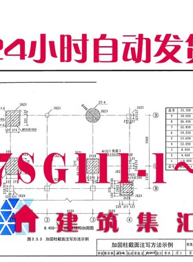 07SG111-1～2建筑结构加固施工图设计深度图样建筑图集电子档PDF