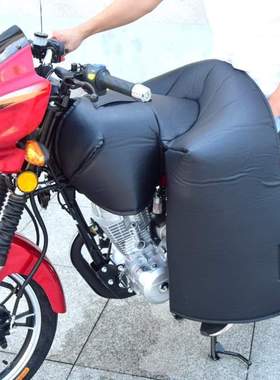冬季款挡风分体摩托车挡风加厚油箱护膝被包保暖罩跨骑防水!罩125