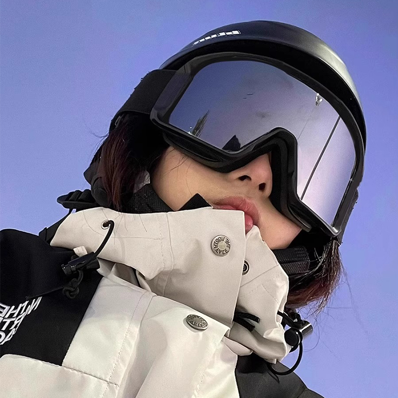 滑雪登山护目镜男女款骑行摩托车防风防眩光眼镜户外运动雪地墨镜
