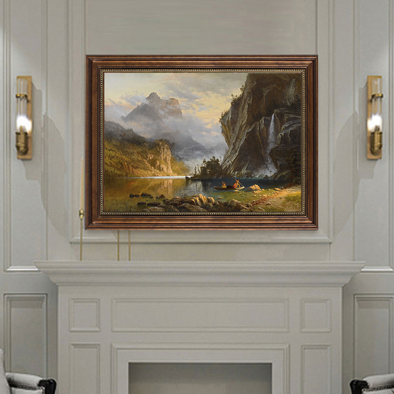 欧式客厅风景油画