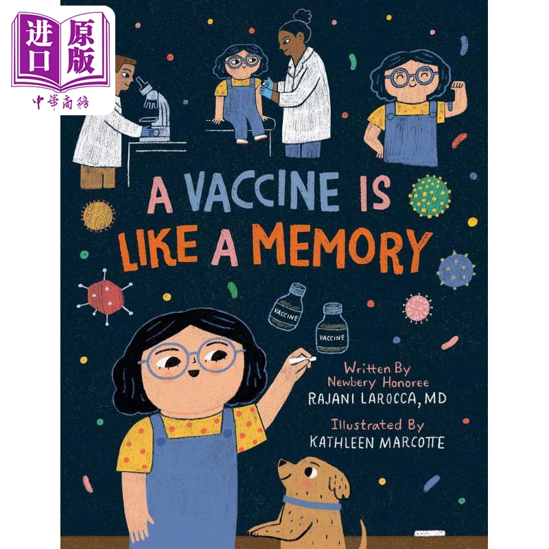 现货 为什么要打疫苗 A Vaccine Is Like a Memory 英文原版 儿童科普绘本 知识百科图画书 精装童书 进口儿童读物【中商原版】