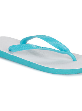 Havaianas女鞋平底夹趾人字拖休闲沙滩凉拖鞋浅蓝色夏季2024新款