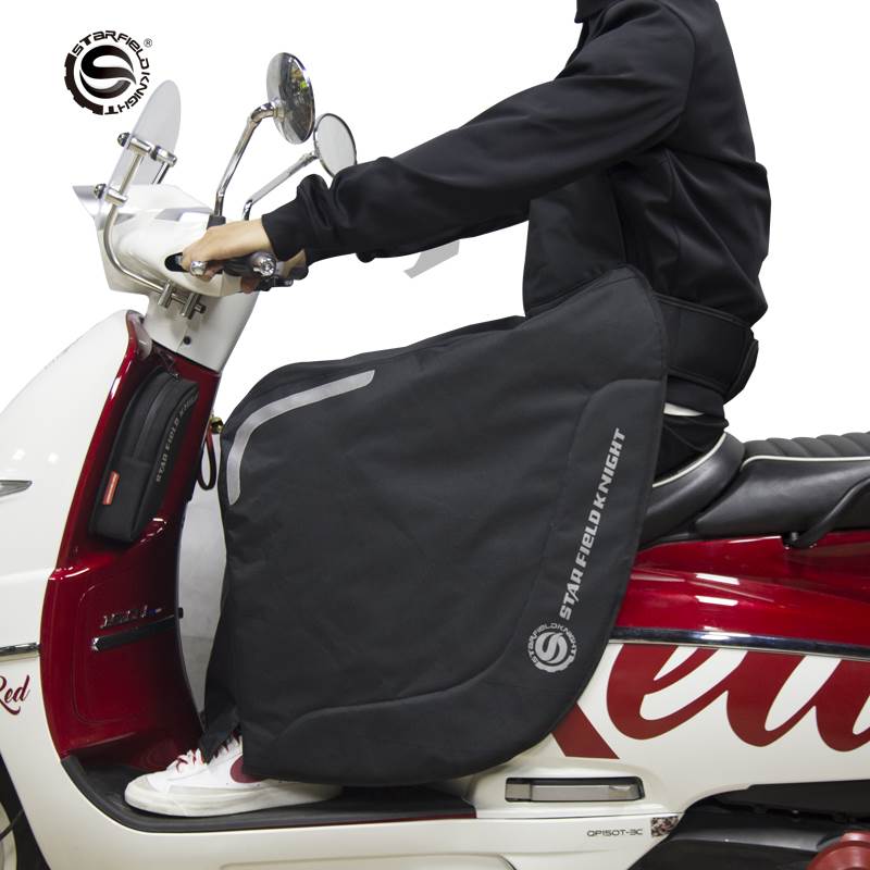 星空骑士摩托车护腿踏板车挡风被冬季保暖防寒电动车防风罩