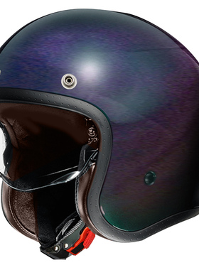 新款哈雷复古半盔头盔摩托车巡航四三盔3C认证骑行JO通勤泡泡透明