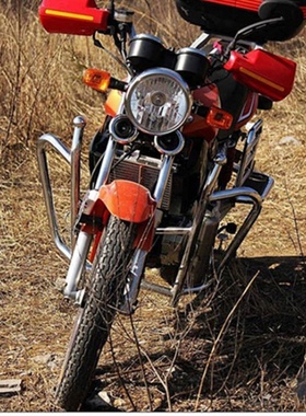 适用摩托车配件 春风CF150-A-C领跑领跑王通用型加厚保险杠防摔杠